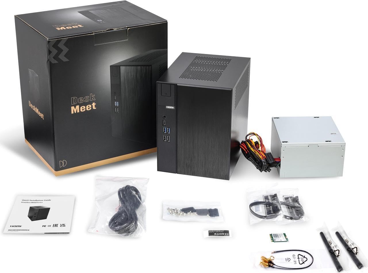 ASRock Mini PC Barebone Kit DeskMeet B660 Intel B660 PCIe 4.0 4xDDR4 128GB