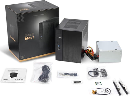 ASRock Mini PC Barebone Kit DeskMeet B660 Intel B660 PCIe 4.0 4xDDR4 128GB