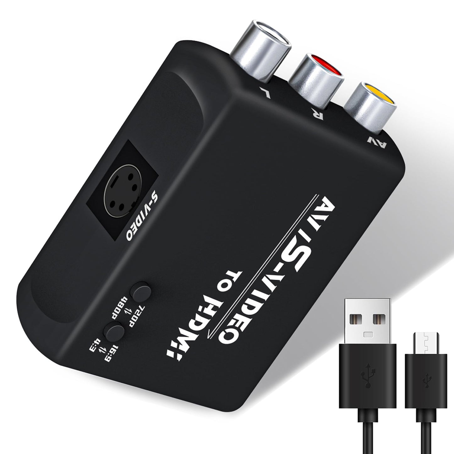 WNNZVCC 2.71 x 2 x 0.07 inches HDMI Converter for AV and S-Video