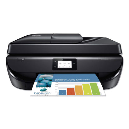 HP OfficeJet 5255 Inkjet Printer, 4800 x 1200 dpi, 14.44 lbs, Black