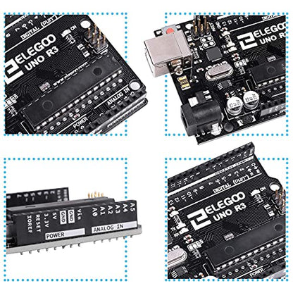 ELEGOO 3.15 x 2.36 x 0.39 inches EL-CB-001 ATmega328P Microcontroller with USB Cable