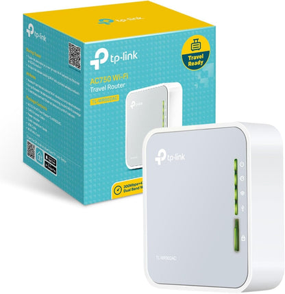 TP-Link TL-WR902AC AC750 Wireless Portable Router Dual-Band 802.11ac 750Mbps