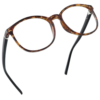 LifeArt +0.75 Magnification LA_Days_Tortoise Anti-Glare Plastic Full Rim Reading Glasses