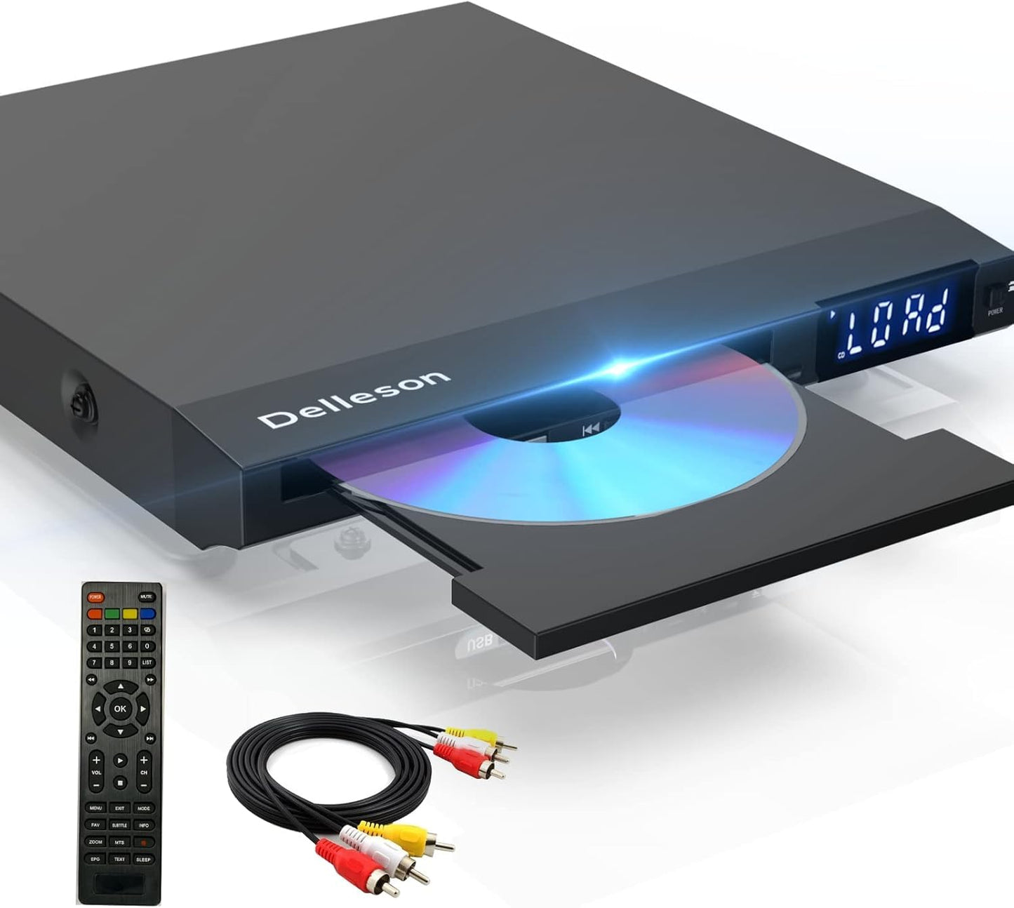 Delleson Compact DVD Player Model B08YFBWTRL 1280×720 720p CD/DVD Player