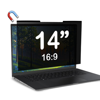 Dabernur 14 Inch 16:9 Laptop Magnetic Privacy Screen Filter FHD 1920x1080