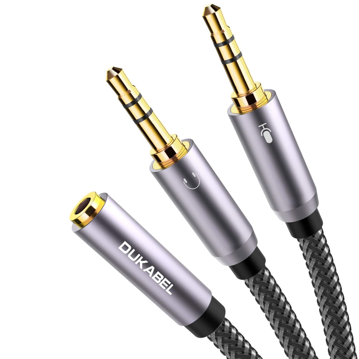 DUKABEL 12-inch 3.5mm Audio Splitter Adapter Model Number 8541765307