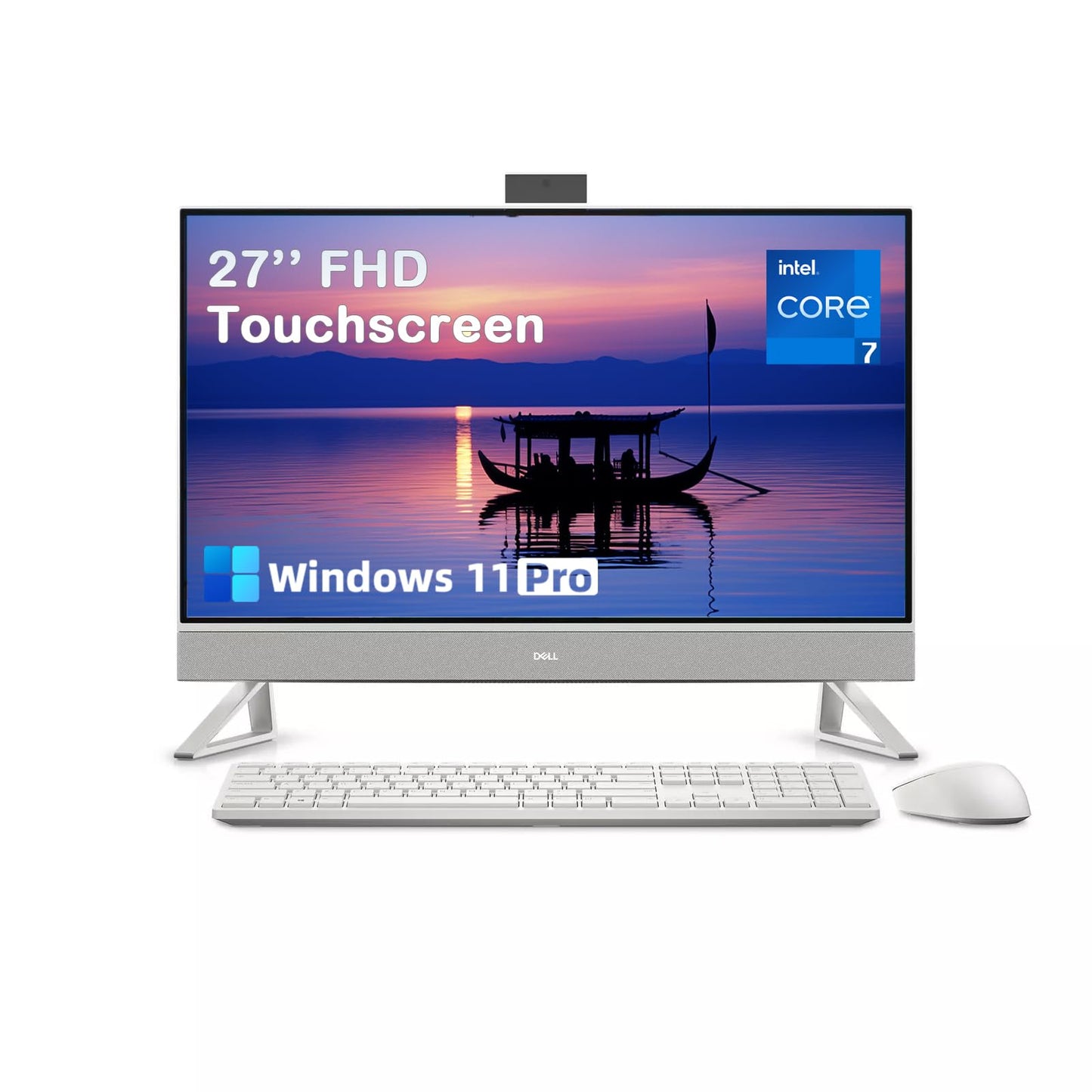 Dell 27 Inspiron AIO Core i7 150U 1920x1080 100Hz Touchscreen