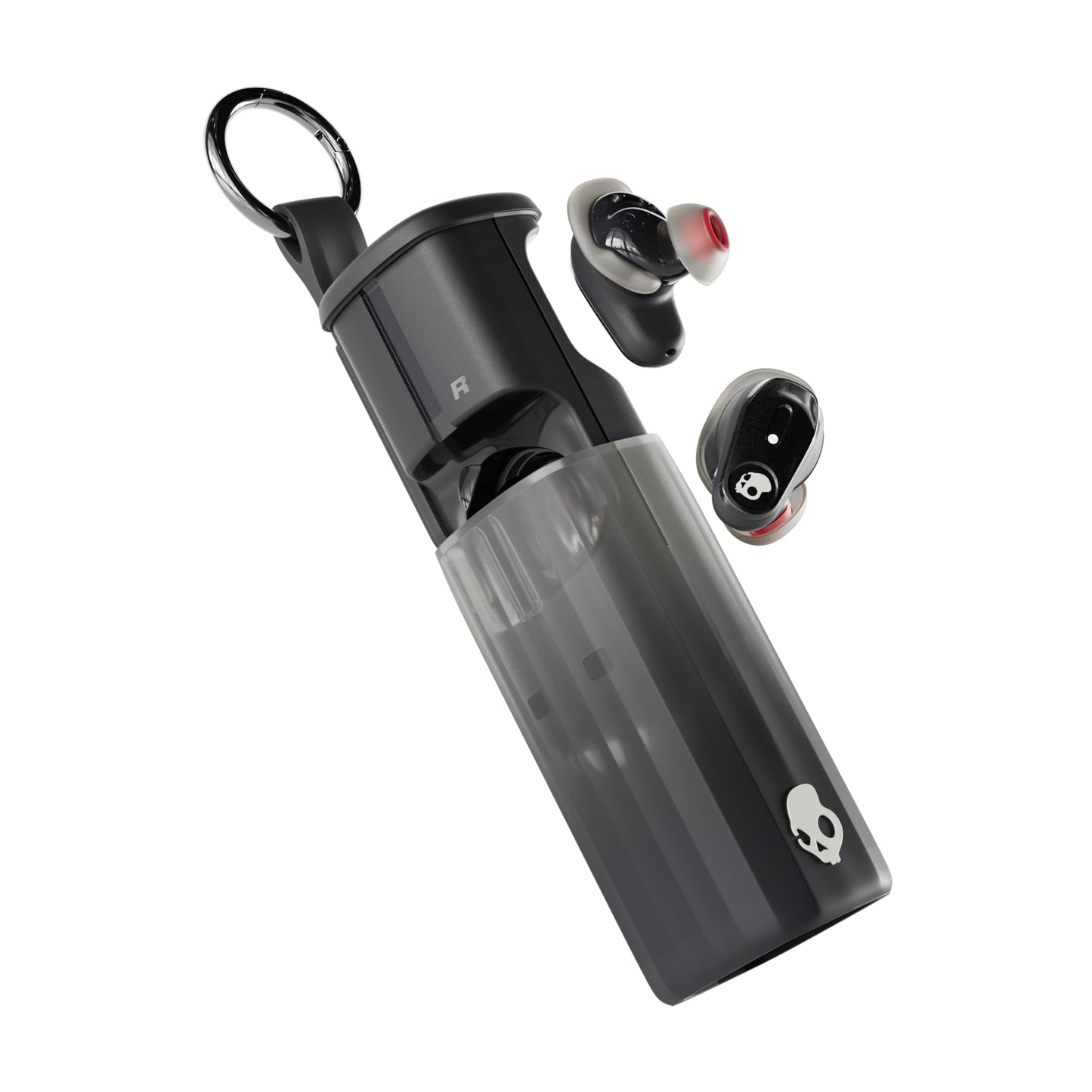 Skullcandy S2MTW-T740 True Wireless Earbuds, Bluetooth 5.3, 40 Hours Battery Life, Active Noise Cancellation, Waterproof - True Black