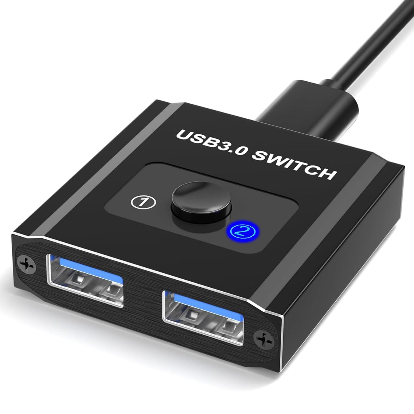 AUKOKIOULA USB 3.0 1A 5V Bi-Directional KVM Switch US-201-005 IP00