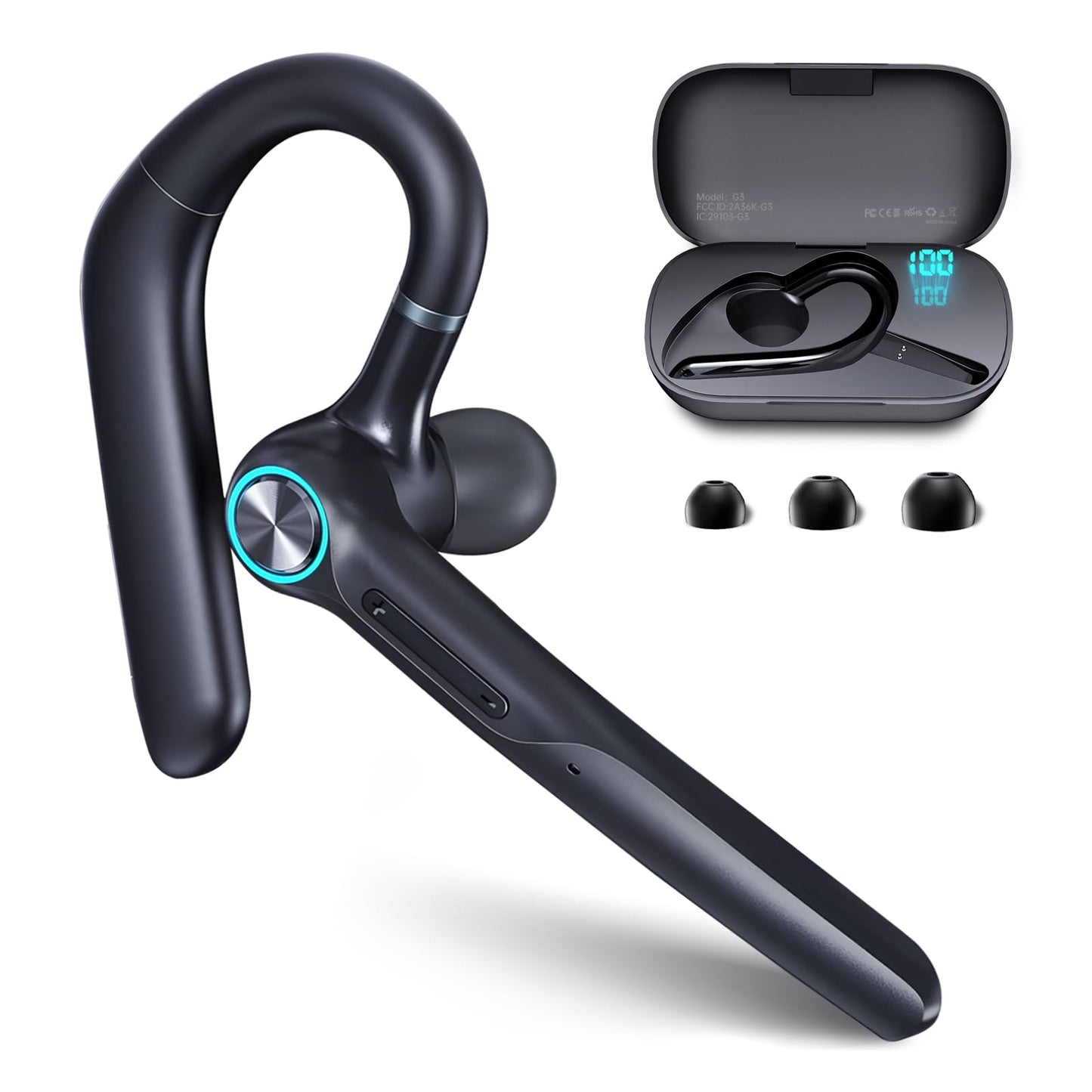 ONE LIFE G3 Bluetooth Headset, Wireless, Environmental Noise Cancellation, Bluetooth 5.3