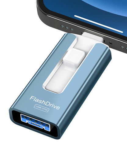GNASEET 256GB USB Flash Drive USB 2.0 20MB/s Read/Write Compatible with iPhone Android Devices