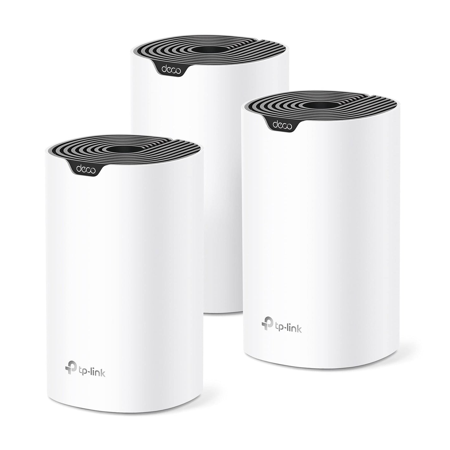 TP-Link Deco S4(3-Pack) Dual-Band 802.11ac Whole Home WiFi System, 1200 Mbps, Ethernet Connectivity, 5500 Sq. Ft. Coverage