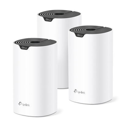 TP-Link Deco S4(3-Pack) Dual-Band 802.11ac Whole Home WiFi System, 1200 Mbps, Ethernet Connectivity, 5500 Sq. Ft. Coverage