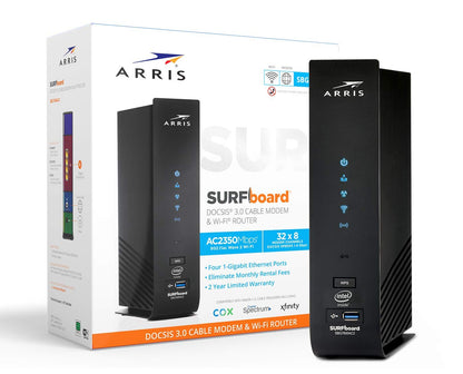 ARRIS SBG7600AC2 1 Unit Dual-Band AC2350 Cable Modem & Wi-Fi Router