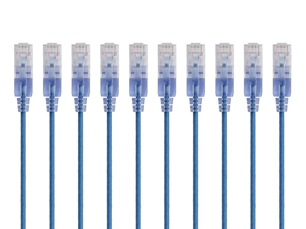 Monoprice 1 Feet Cat 6a Ethernet Cable Male-to-Male 10Gbps 550MHz