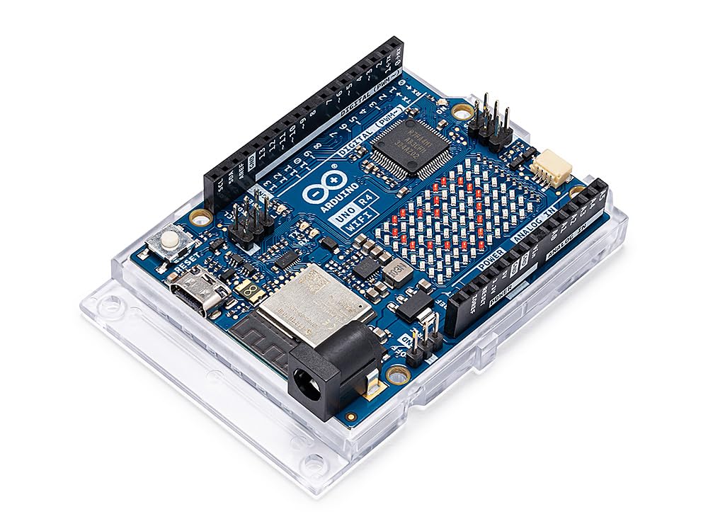 Arduino UNO R4 WiFi ABX00087 - Dual-Core Renesas RA4M1 + ESP32-S3, USB-C, Wi-Fi & Bluetooth, for IoT Projects