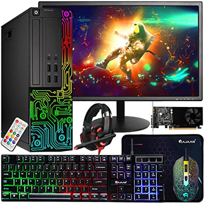 Dell OptiPlex 24" Intel Core i7 4770 1920x1080 Tower Computer PC, 16GB RAM, 512GB SSD, NVIDIA GT 1030, Windows 11 Pro