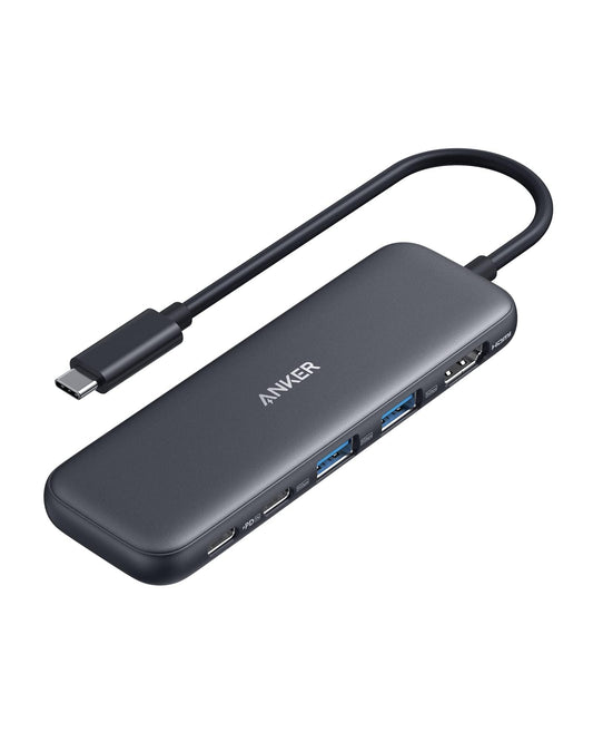 Anker 5-in-1 A8355011 USB-C Hub 4K HDMI Splitter and Data USB Ports