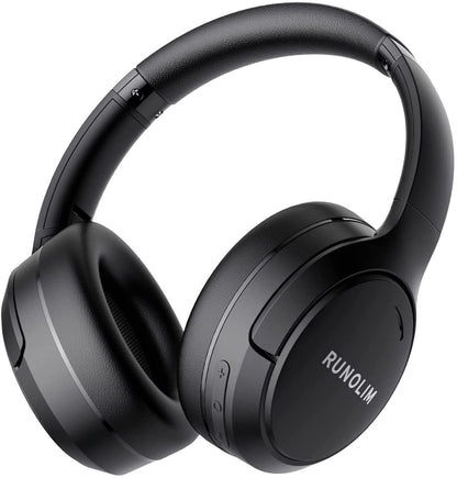 RUNOLIM RUWH301AB-US3 Wireless Over-Ear Headphones Bluetooth 6.0 Active Noise Cancelling