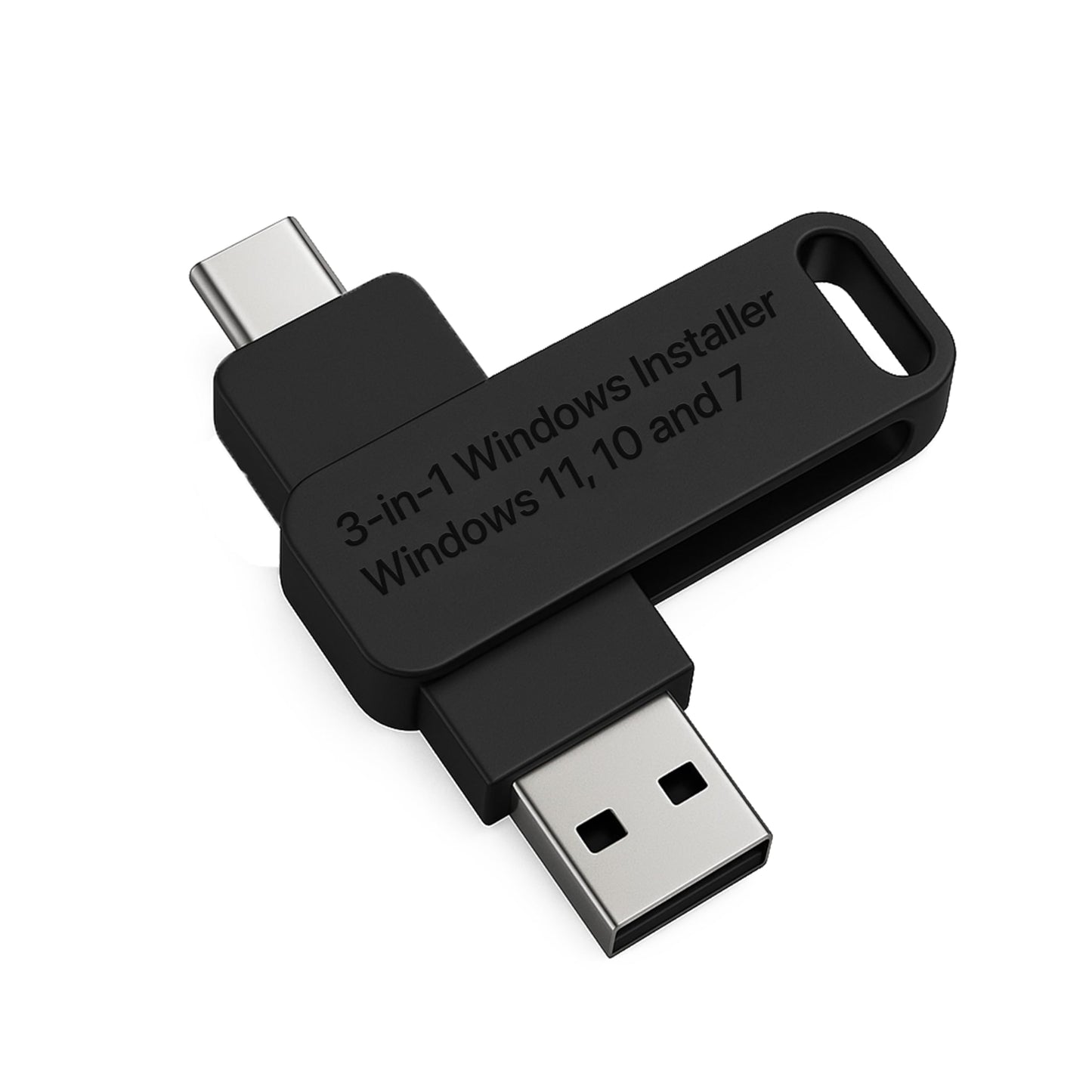 DEBOTIX 3-in-1 USB Installer 34a7d2d0-aa08-4877-b5aa-f3d9599c07b4 USB Type C + A Recovery Tool for Windows 11, 10, 7