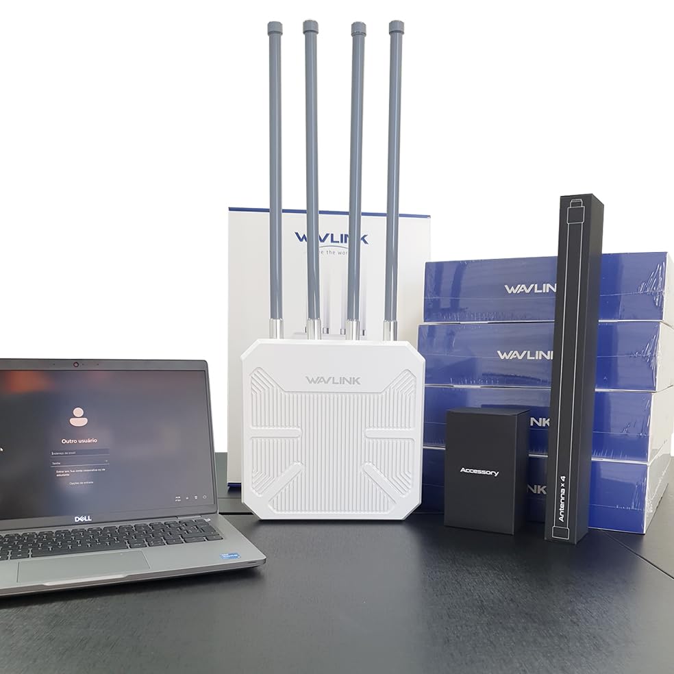 WAVLINK AX3000 WiFi 6 Outdoor Access Point, Dual-Band, 3000 Mbps, IP67 Waterproof, Supports 256 Devices