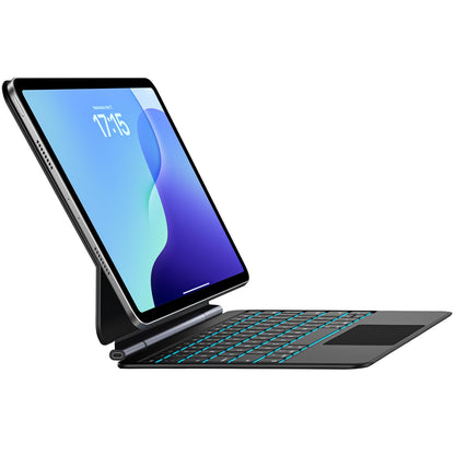Jibrealg Wireless Keyboard Case for iPad 10th Generation & 11th Generation, Bluetooth Connectivity, Multi-Functional, Backlit, Ultra-Slim Design, QWERTY Layout