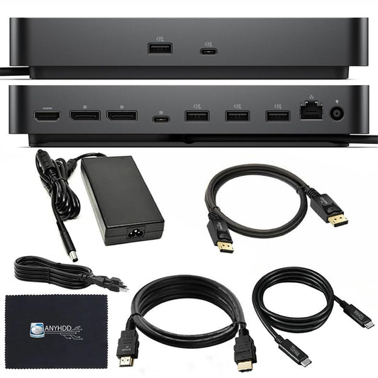 ANYHDD 100W Docking Station Model WD25 USB-C 11 Ports HDMI Ethernet