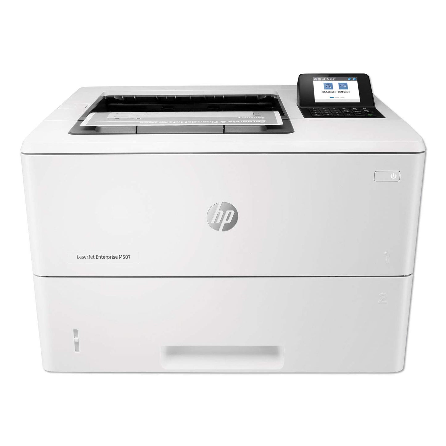 HP LaserJet Enterprise M507n Monochrome Laser Printer, 1200 x 1200 dpi, 45 ppm, Ethernet, Single Tray