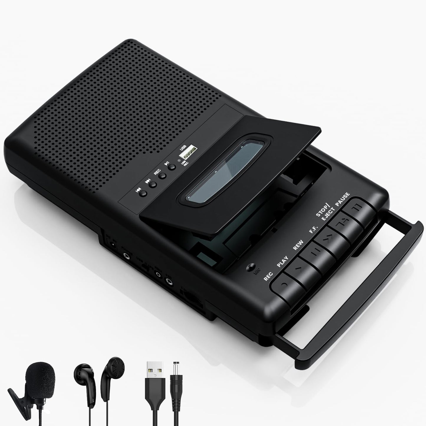 Mersoco 32GB T300-1-Y Mono Digital Recorder with USB Interface