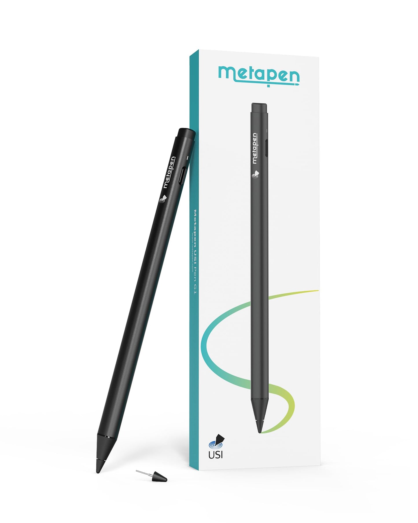 Metapen USI 2.0 Stylus Pen G1 for Fire Max 11 (2023 Release), USB-C Fast Charging, 4096 Pressure Pen, Compatible with Amazon Fire HD 10 (13th Gen, 2023 Release), Google Pixel Tablet
