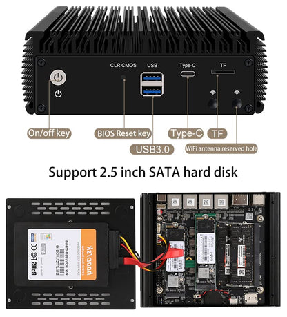 CWWK 64GB V5-N5105 3840x2160 Mini PC