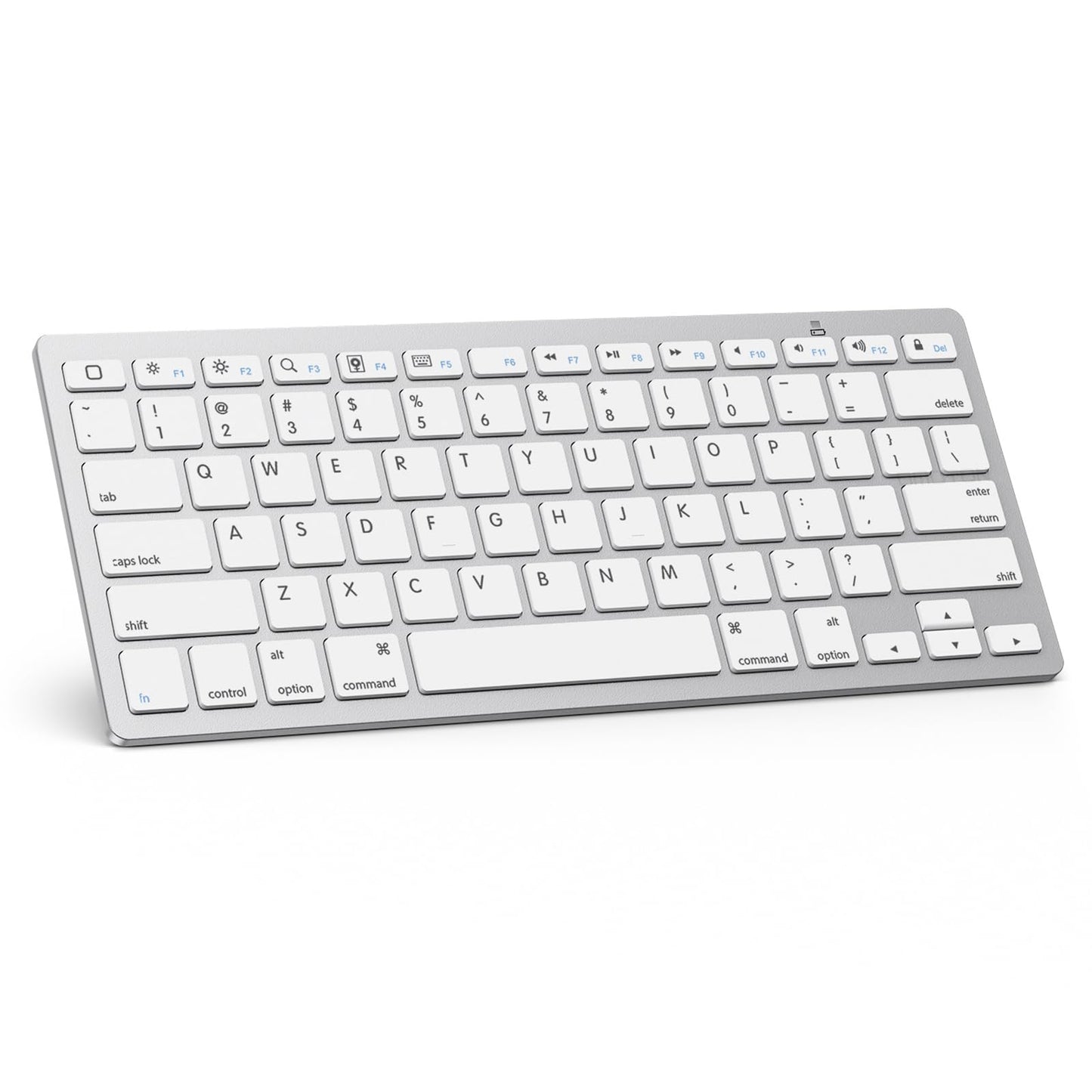 OMOTON Wireless Bluetooth Keyboard KB066 QWERTY Ambidextrous Aluminum Tablet Accessory