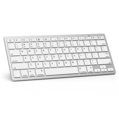 OMOTON Wireless Bluetooth Keyboard KB066 QWERTY Ambidextrous Aluminum Tablet Accessory