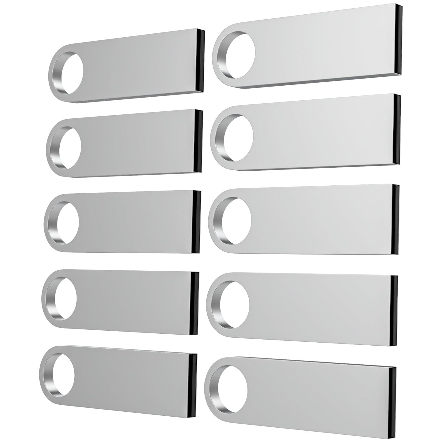 ABLAZE 8GB ZX-10P USB 2.0 Flash Drive 10 Pack Metal