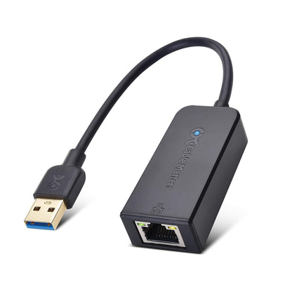 Cable Matters 1 Pack FBA_202013-BLACK USB 3.0 to Gigabit Ethernet Adapter EIA 802.3 1 Gbps Network Adapter
