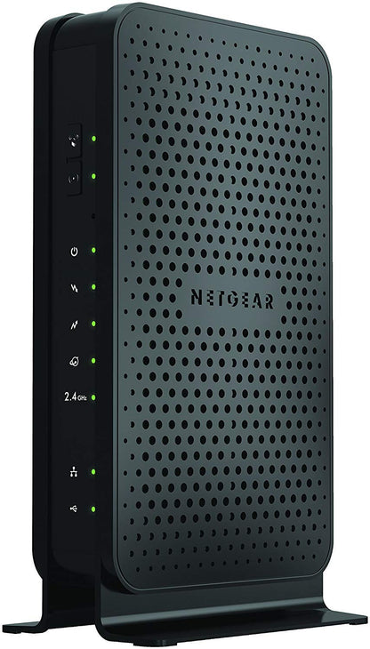 NETGEAR C3000-100NAS Cable Modem Router DOCSIS 3.0 340 Mbps 2.4 GHz Wireless