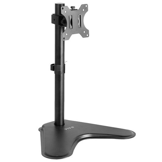 VIVO Height-Adjustable Single Monitor Desk Stand, Fits Monitors 13" to 38", VESA Compatible, Black, STAND-V001H