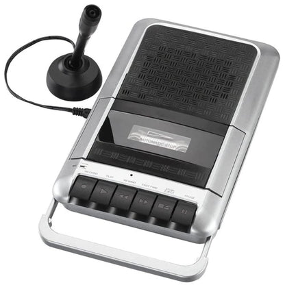 ProScan Cassette Player & Recorder PRC124AMZ 1.74 lb, 11.89 x 5.83 x 2.48 in, Analog, Black