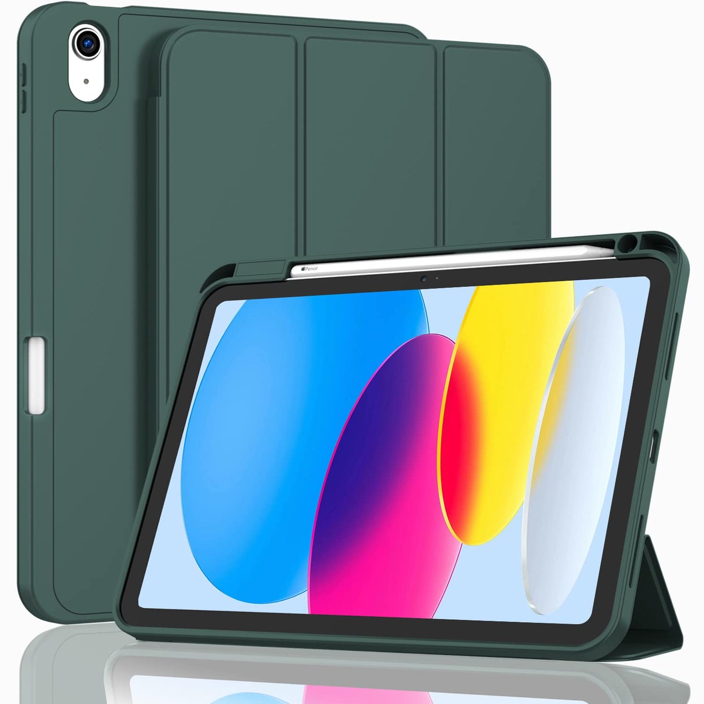 ZryXal iPad 11-inch Case A3354 A3355 A3356 A2696 A2757 A2777 Cover New Midnight Green