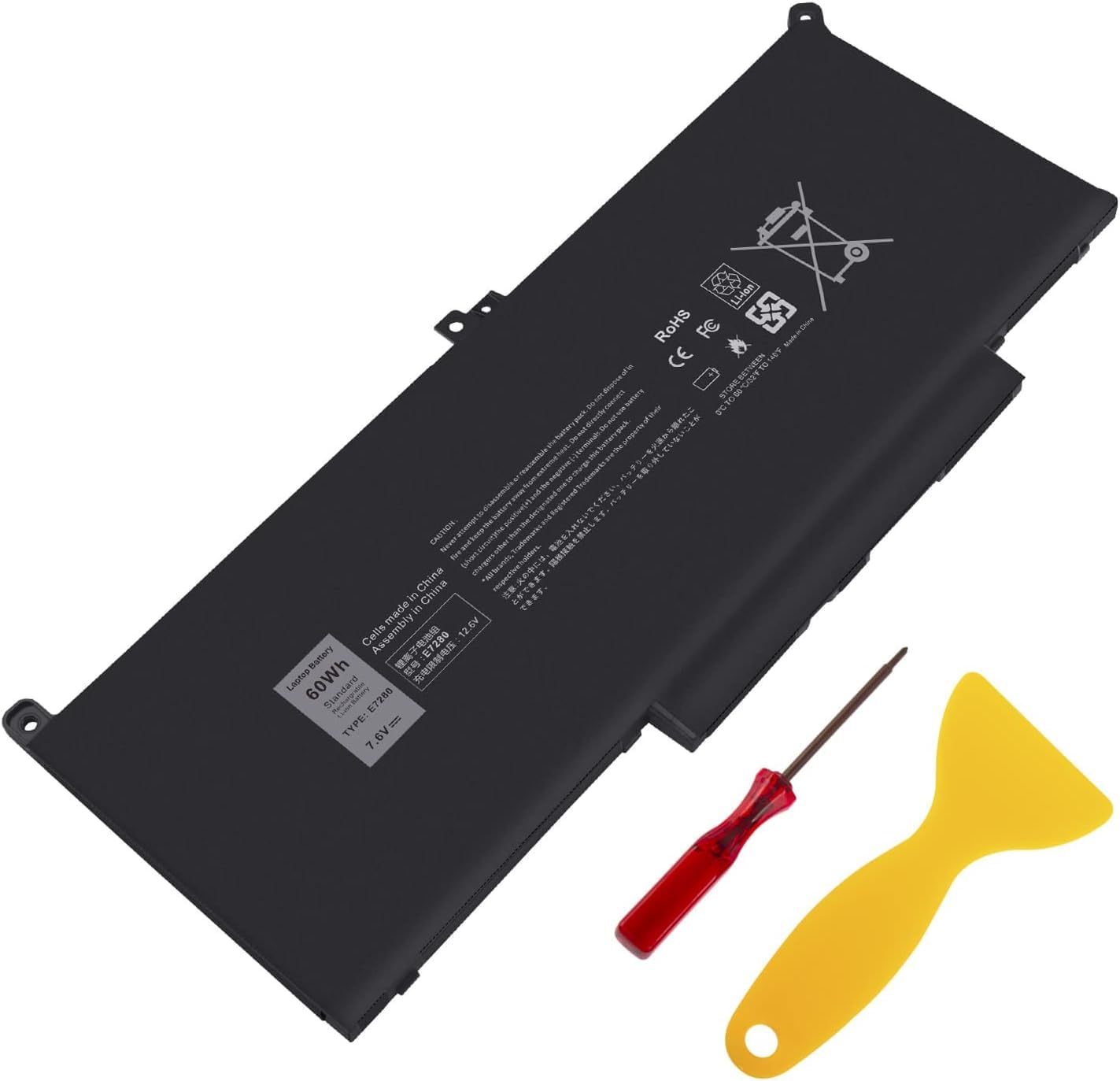 TREE.NB 60Wh E7280 Battery for Dell Latitude 12 7000 7280 7290 13 7380 7390 14 7480 7490