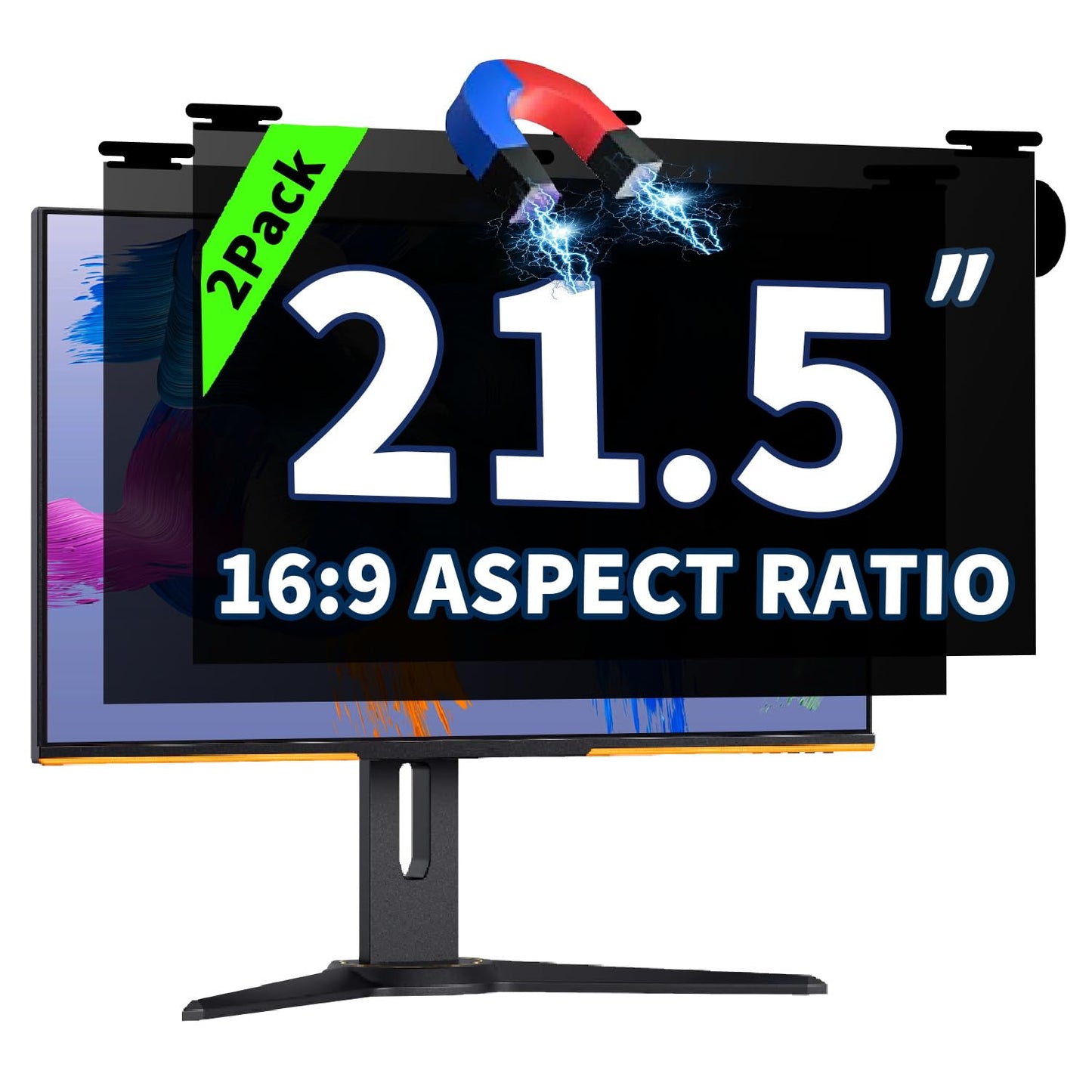 Halloive 21.5 Inch HH-21.5CXFG 16:9 Anti-Glare Computer Privacy Screen