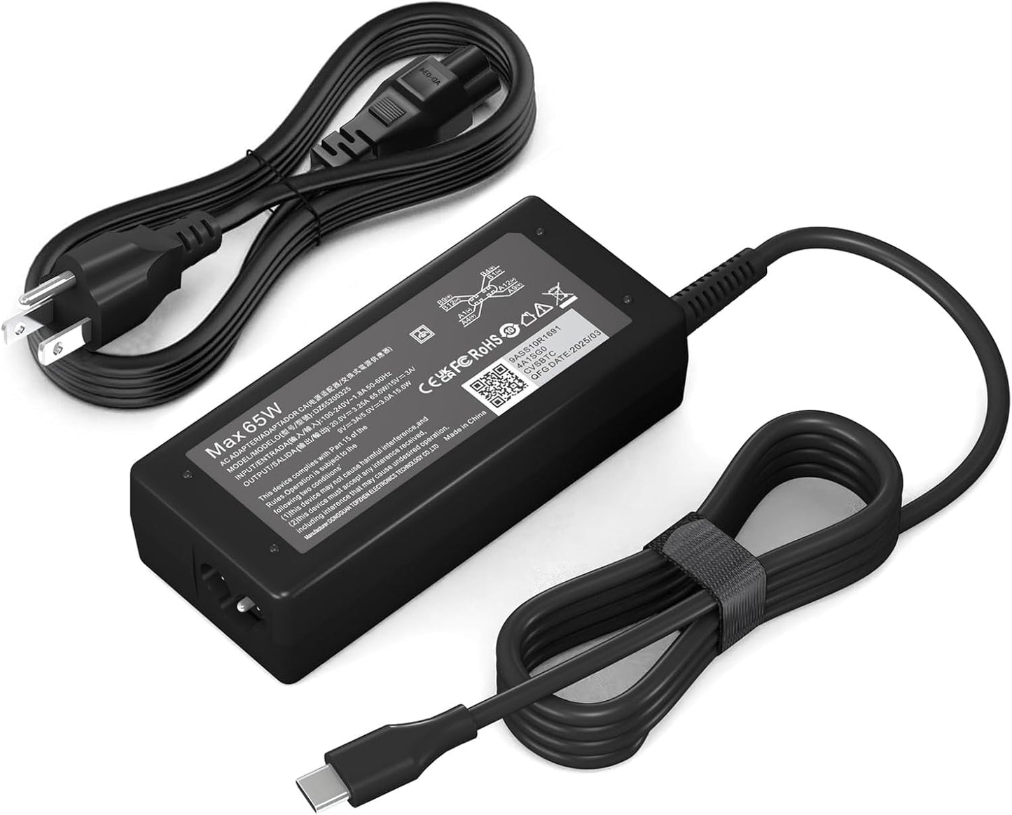 YZAESHAY 45W DZ65200325 240V 3.33A USB Type-C Power Adapter