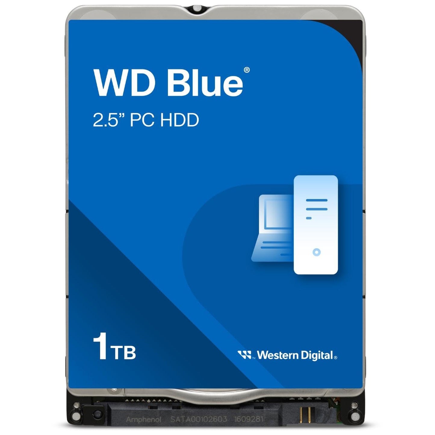 WD Blue 1TB WD10SPZX Internal Hard Drive - 5400 RPM Serial ATA Interface 128MB Cache 2.5-Inch Form Factor