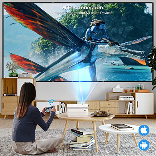 Visoud 1 Count V6-N 1920 x 1080 12000 Lumen LCD Portable Projector
