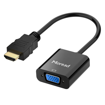 Moread 10.04in HDMI to VGA Adapter FBA_HDMI2VGA-A-B 1920x1080@60Hz Black