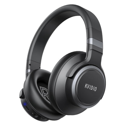 KVIDIO 70 Hours WH304A Bluetooth Active Noise Cancelling Headphones Over Ear Wireless