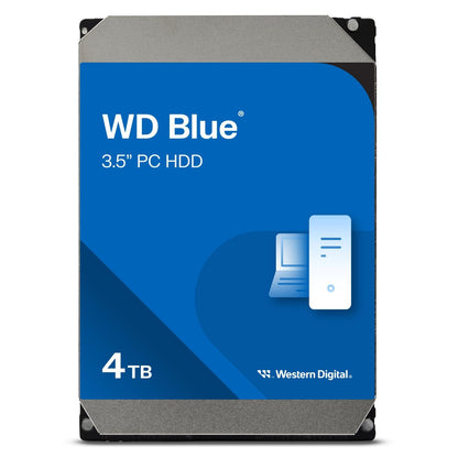 Western Digital 4TB WD40EZAX Internal Hard Drive - 5400 RPM, SATA-600, 256 MB Cache, 3.5' Form Factor