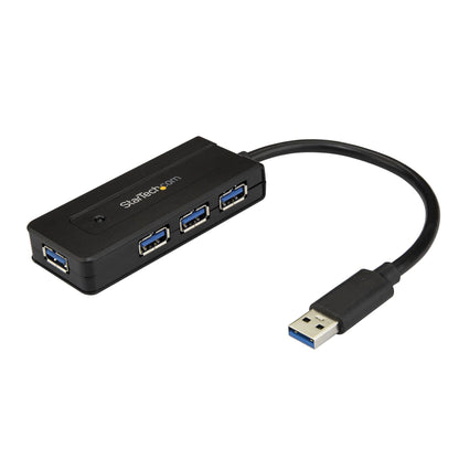 StarTech.com 4-Port USB 3.0 Hub ST4300MINI 5Gbps Black