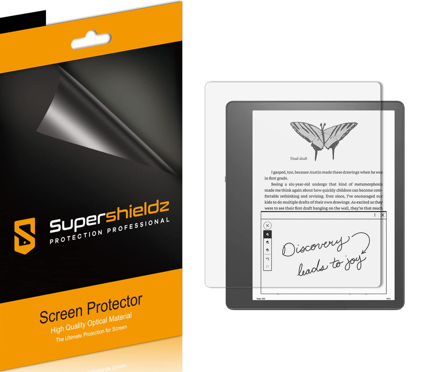 Supershieldz 10.2 inch Kindle Scribe Screen Protector 3H Matte 3 Count