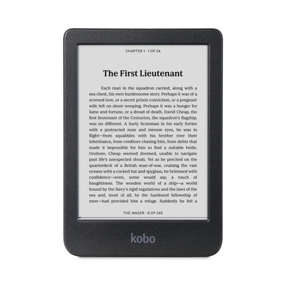 Kobo 6 Inches N365-TP-BK-S-EP 1072x1448 E Ink eReader